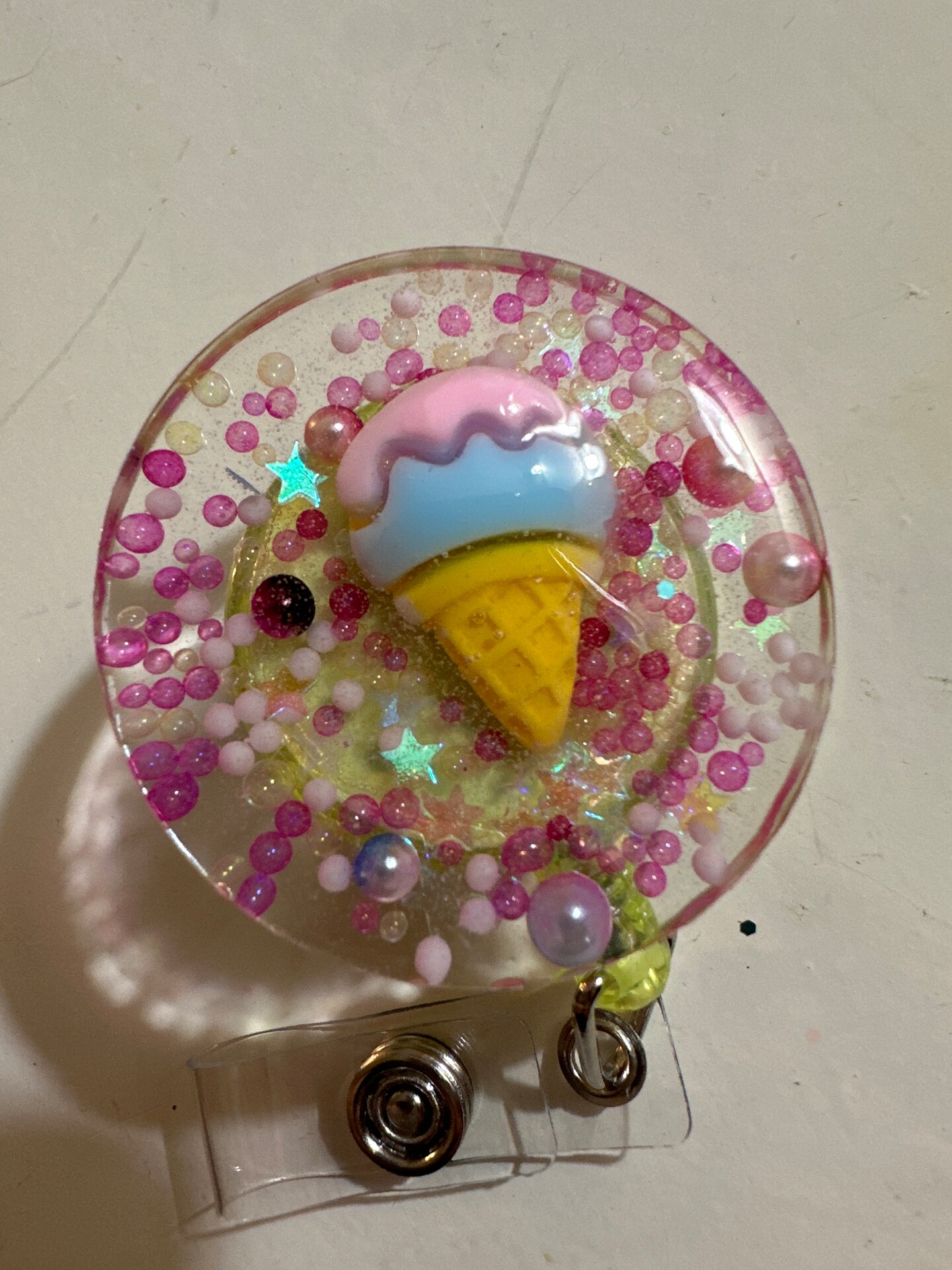 Ice cream badge reel  MakerPlace by Michaels