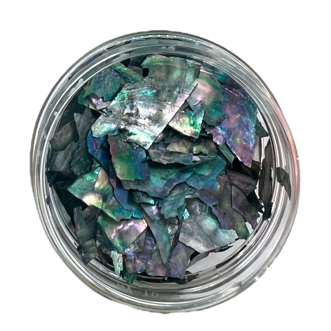 Mother of Pearl Crushed Genuine Abalone Shell Piece Inclusions - 8 Colors!