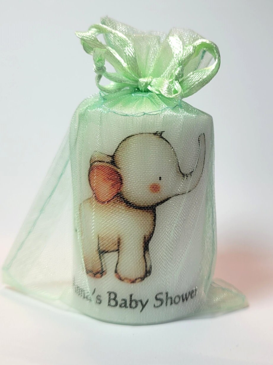 Neutral baby fashion shower favors