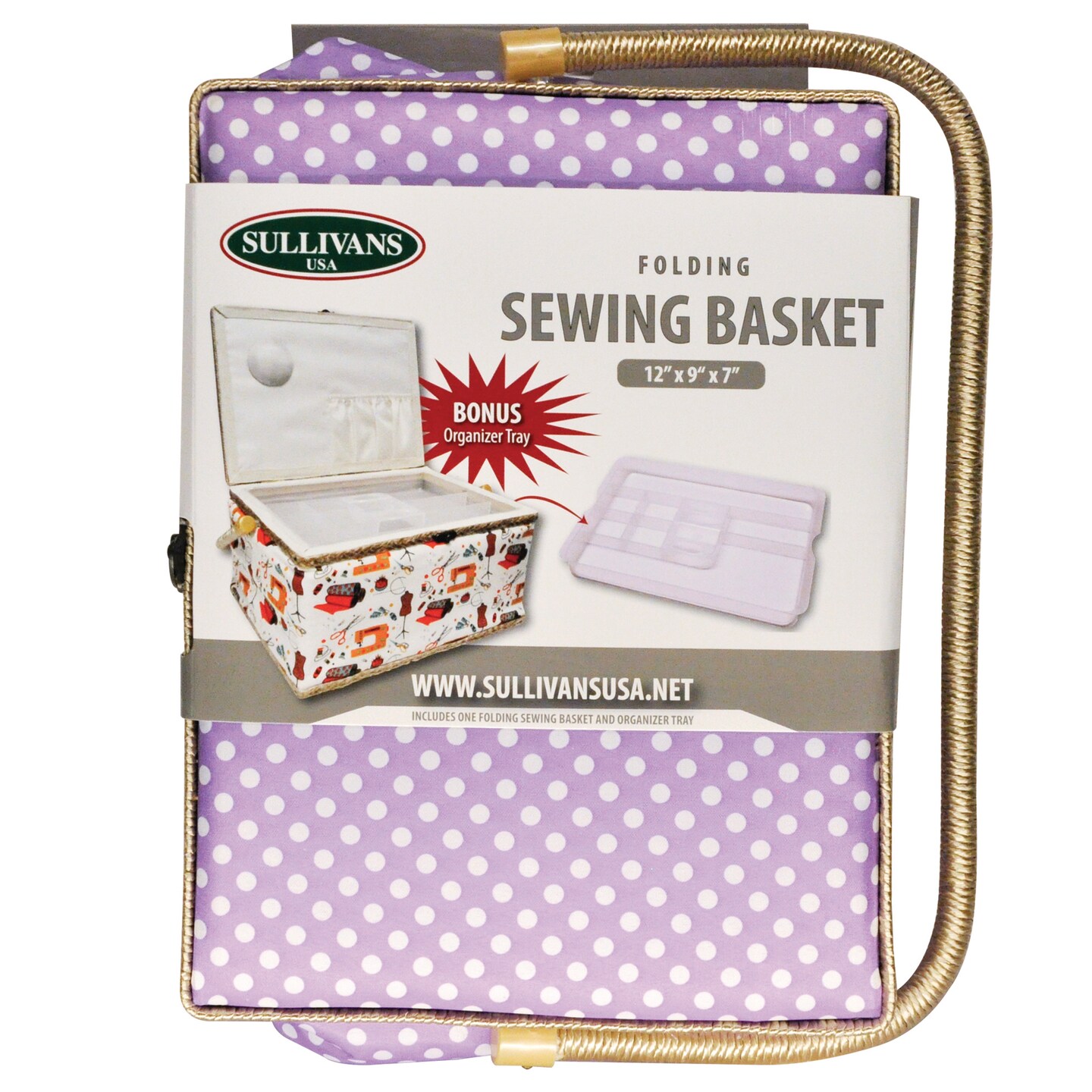 Folding Sewing Basket
