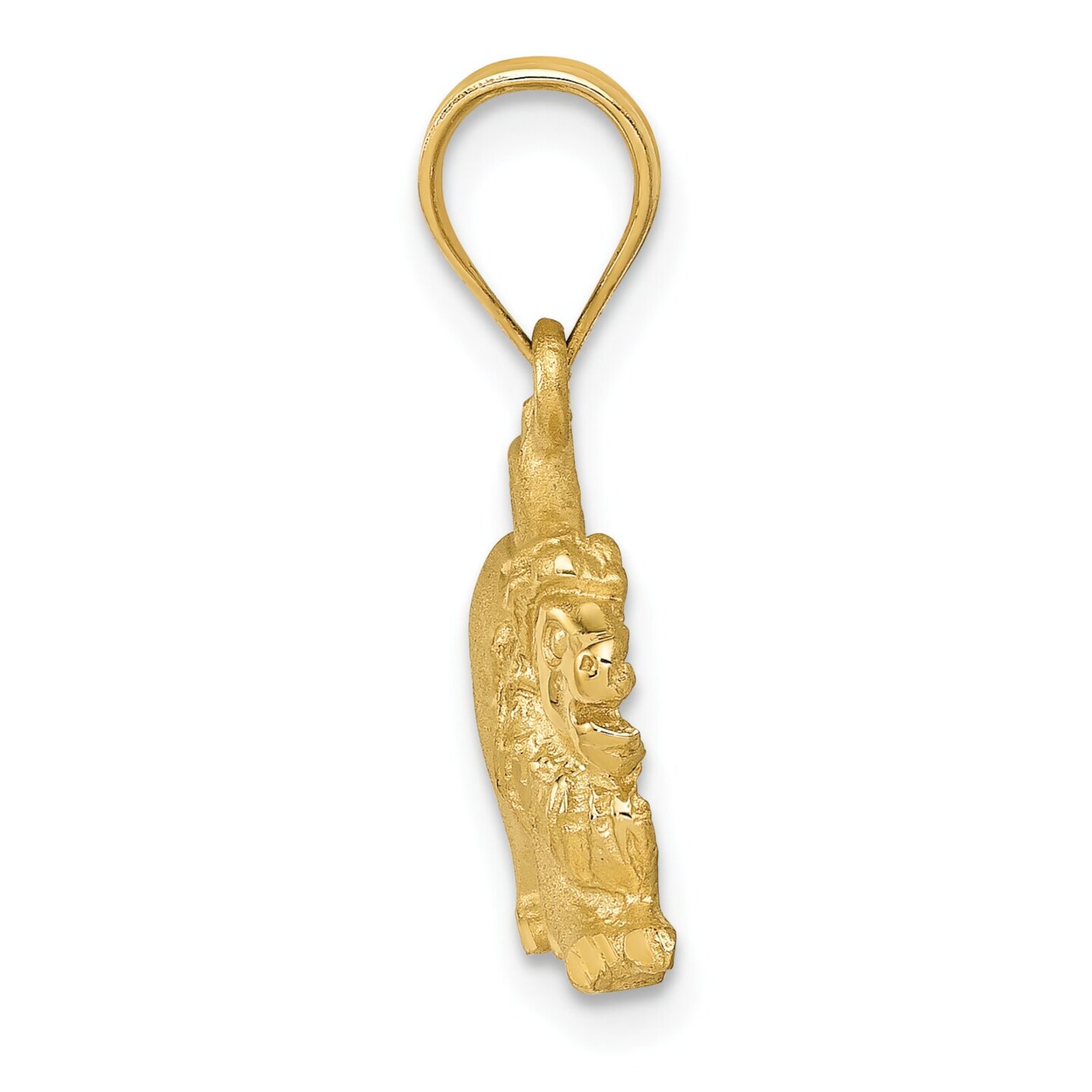 14K Gold Lion Charm Jewelry FindingKing 19mm Long X 20mm Wide Approx.
