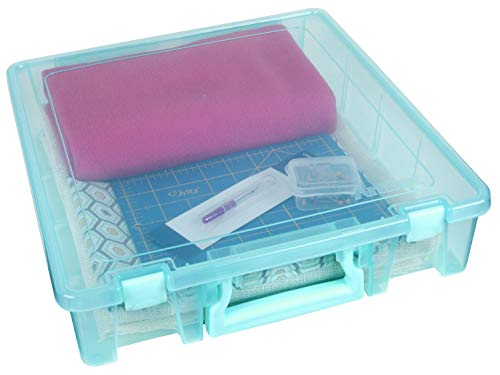  ArtBin 6955AB Super Satchel 1-Compartment Box, Art & Craft  Organizer, 1-Pack, Clear : Clothing, Shoes & Jewelry