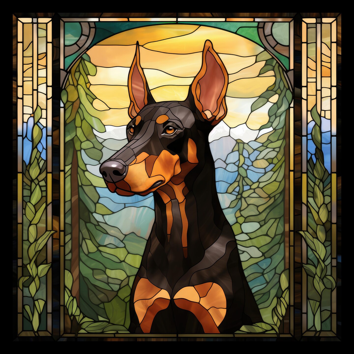 Large doberman outlet pinscher