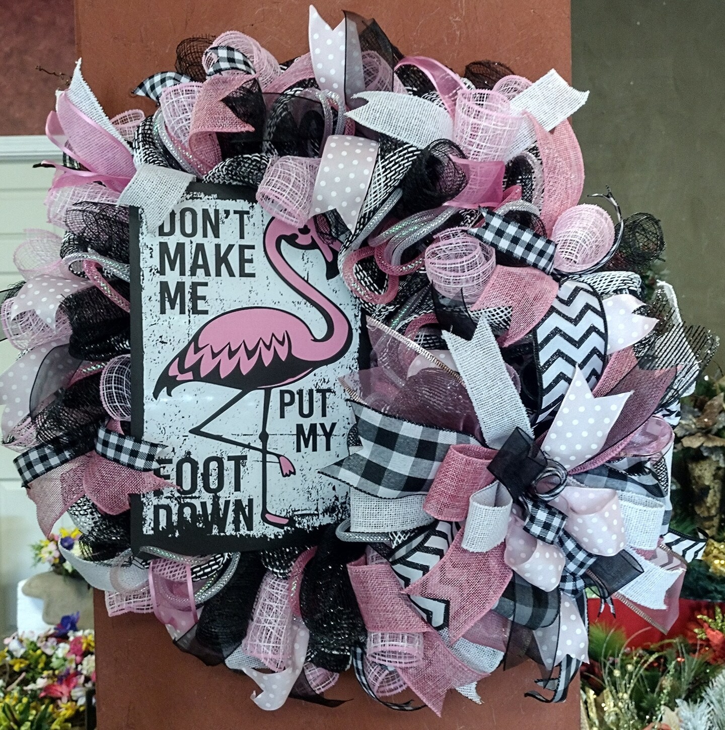 SALE!!! Valentines Wreath - Flamingo offers Lo