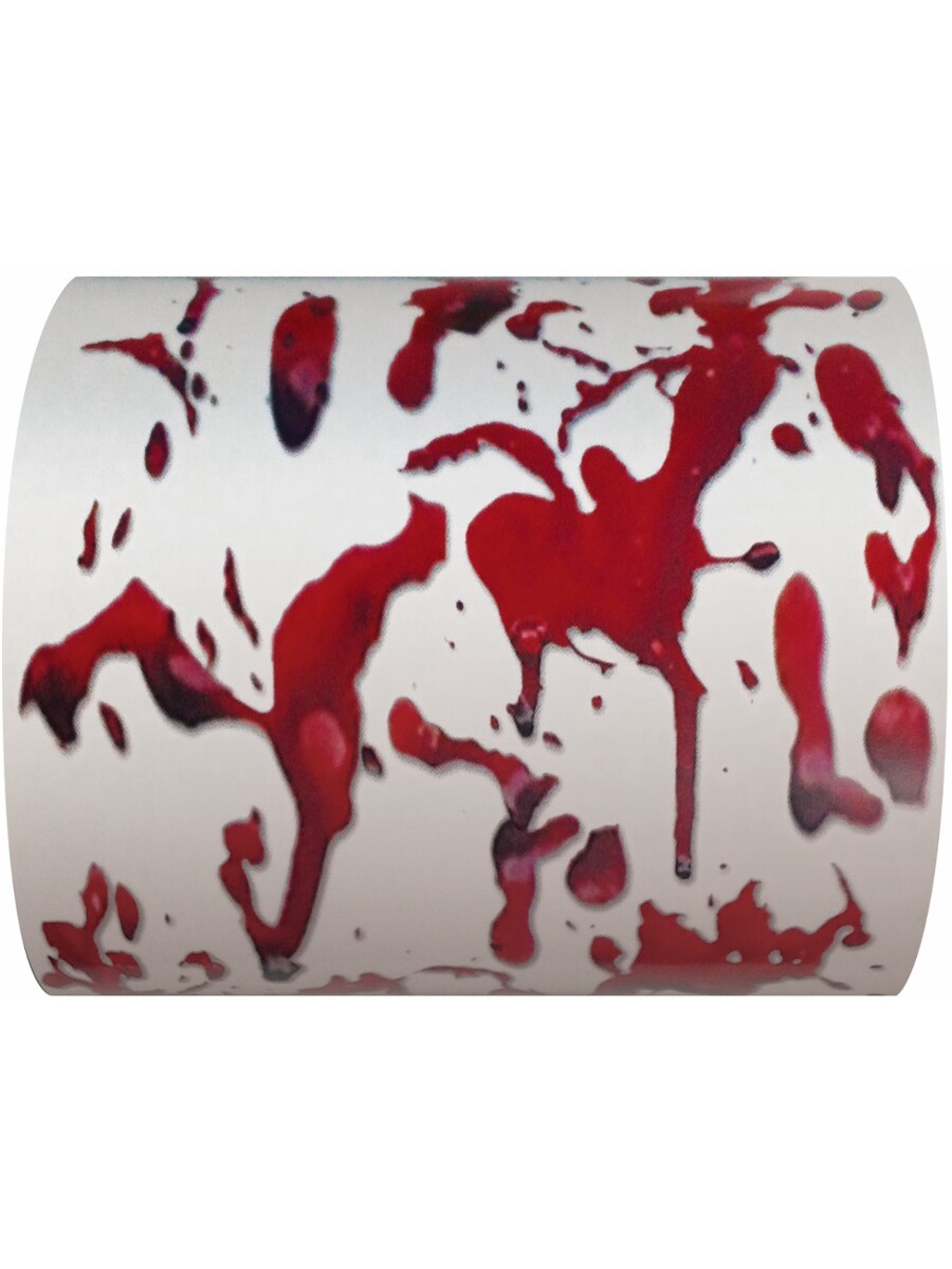 Deluxe Creepy Scary Spooky Bloody Bathroom Toilet Paper Decoration