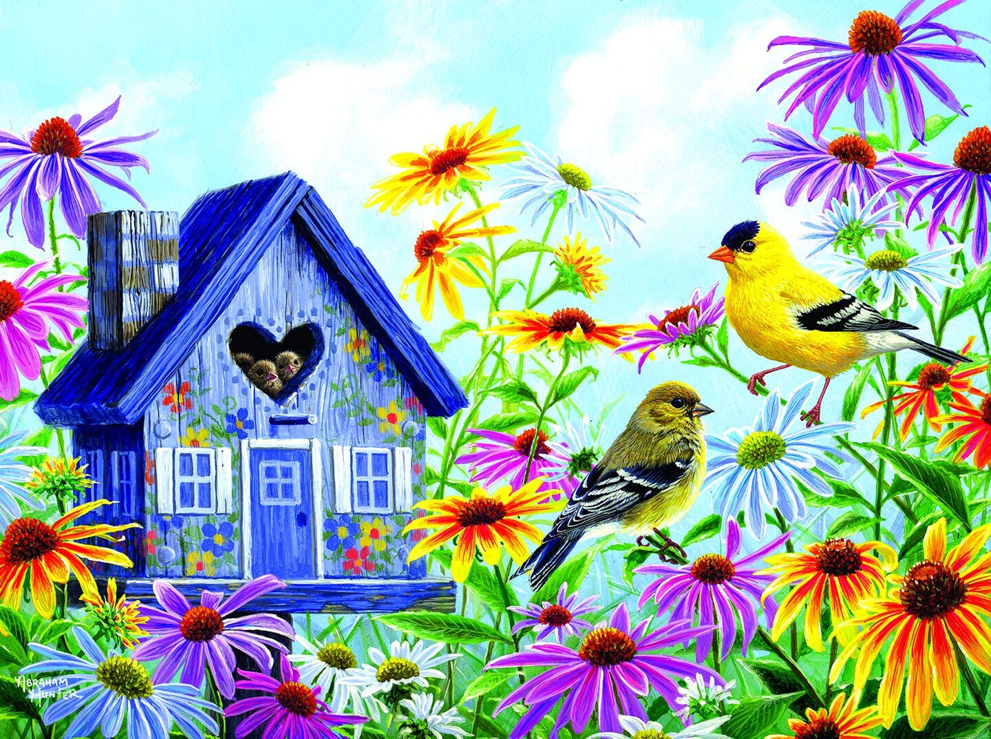 Sunsout Tweethearts 1000 pc   Jigsaw Puzzle 69667