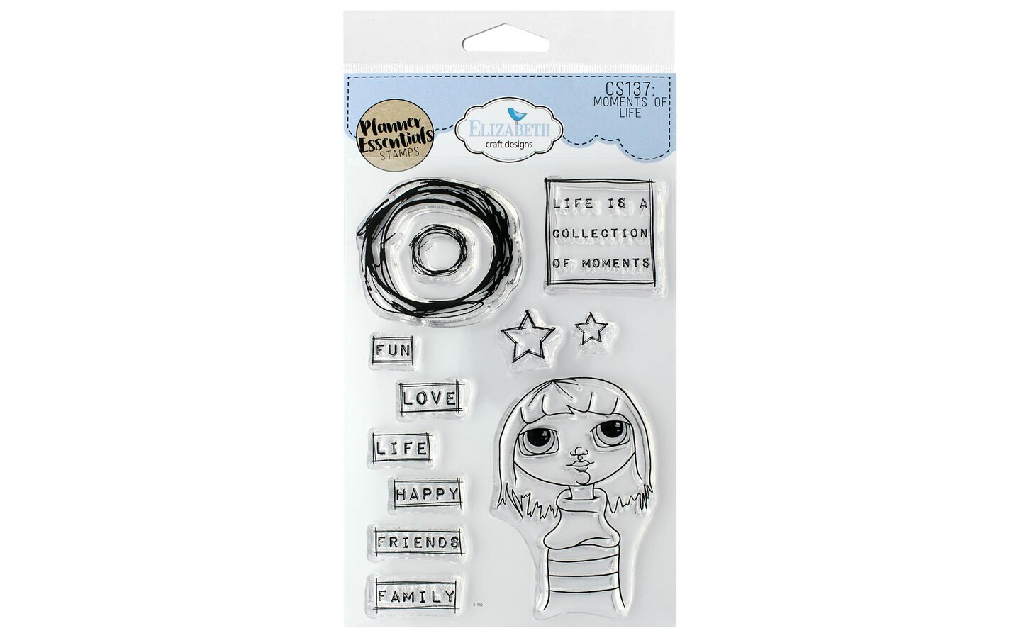 Elzbth Crft Clear Stamps-Moments Of Life