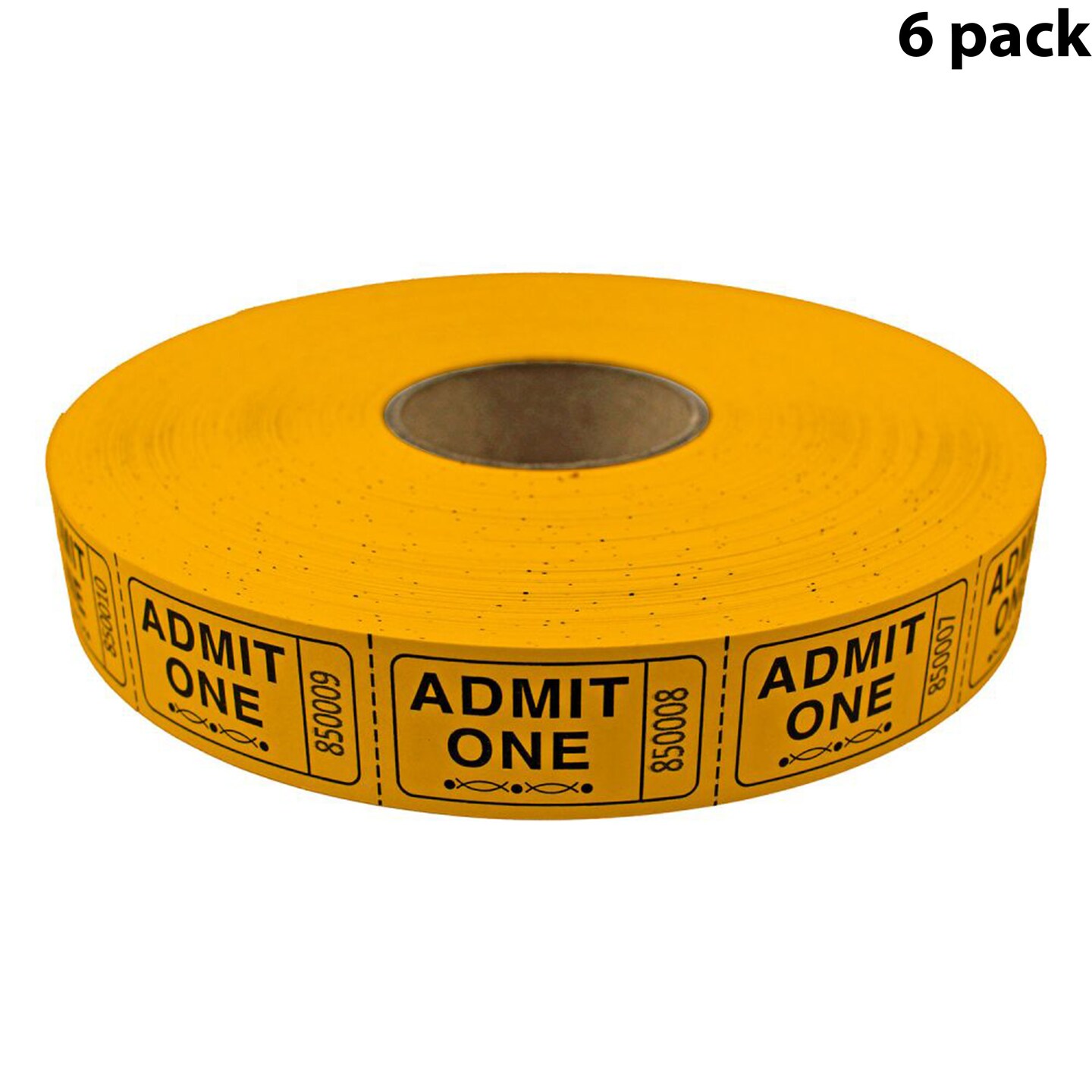 Tacticai 2000 Admit One Raffle Tickets &#x2013; Single Roll, Consecutively Numbered &#x2013; Perfect for Events, Entry, Fundraisers &#x26; Prizes &#x2013; Available in 8 Colors