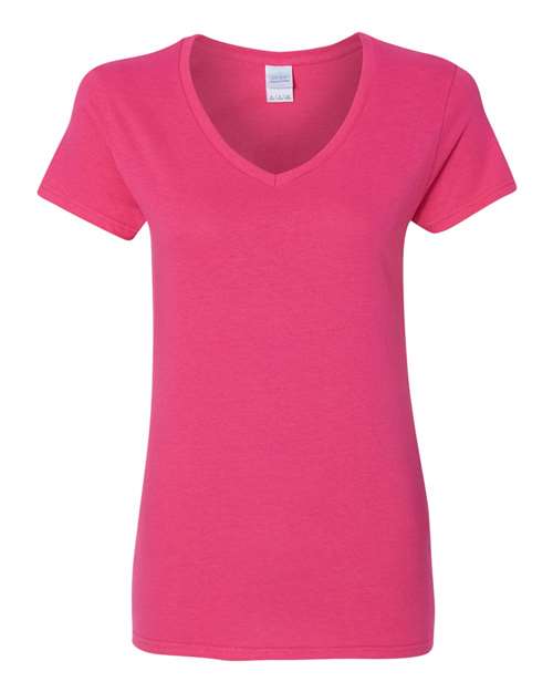 Gildan® Women’s Heavy Cotton V-Neck Blank Craft T-Shirt – Cricut & Paint Ready