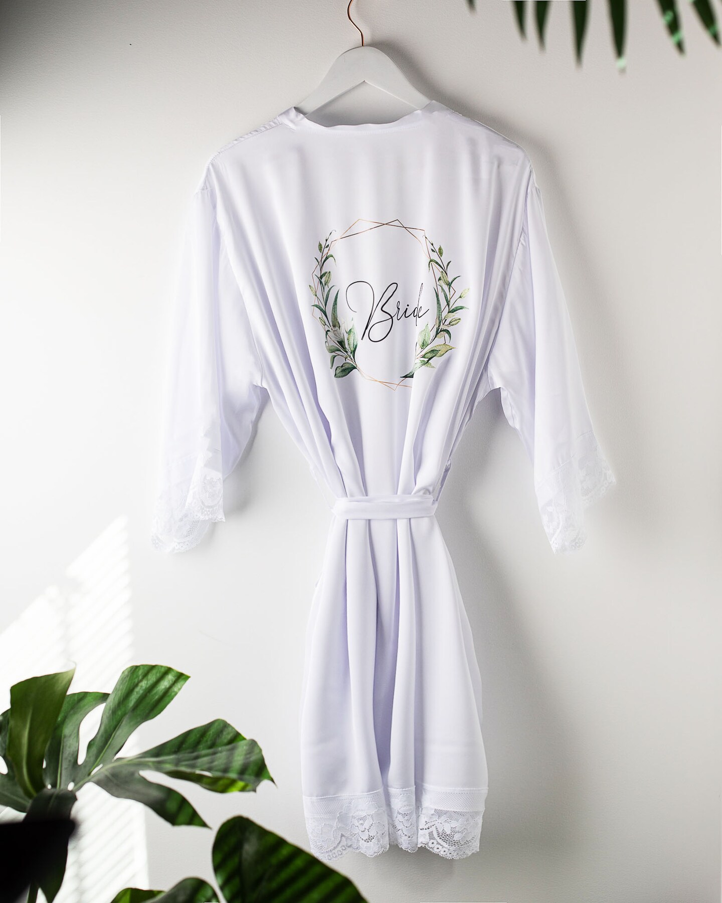 FINE LACE Adult Leaf Customized Wedding Robes Lace Robe Bridesmaid Robes Bridal Robe Bridal Party Robes Bridesmaid Proposal MakerPlace by Michaels