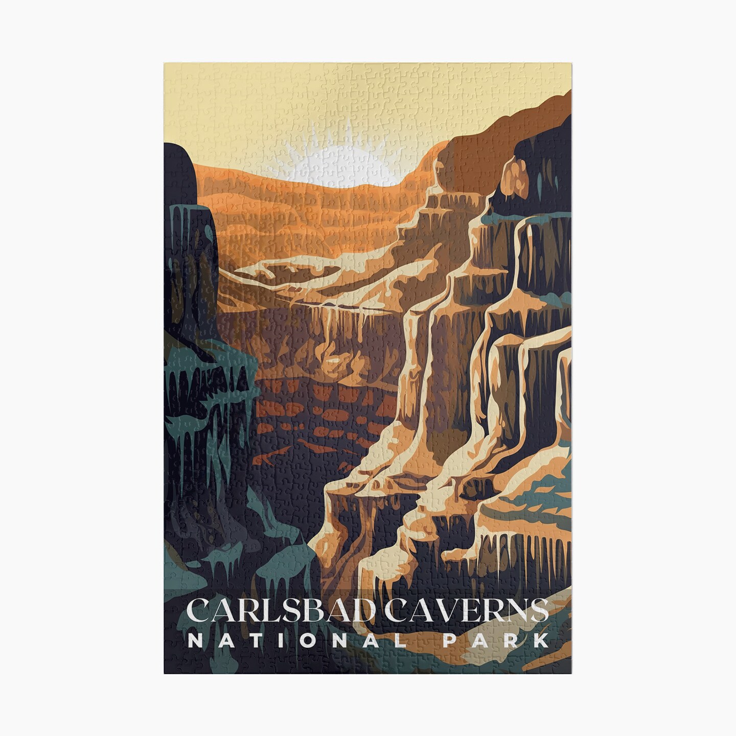 Carlsbad Caverns National Park Jigsaw Puzzle, Family Game, Holiday Gift | S1