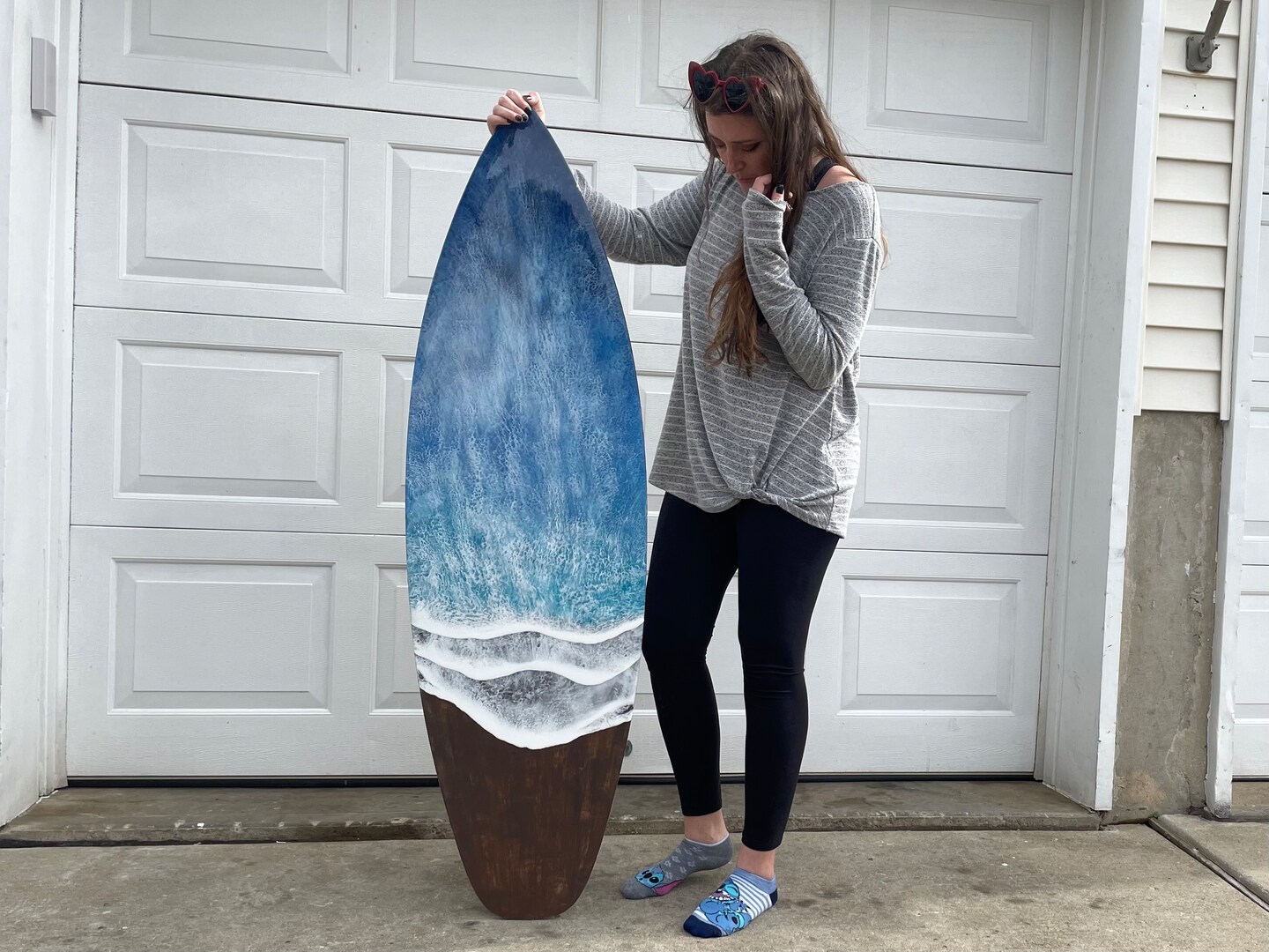 Surfboard Wall Art, Surf Decor Beach House, Surfing Decoration