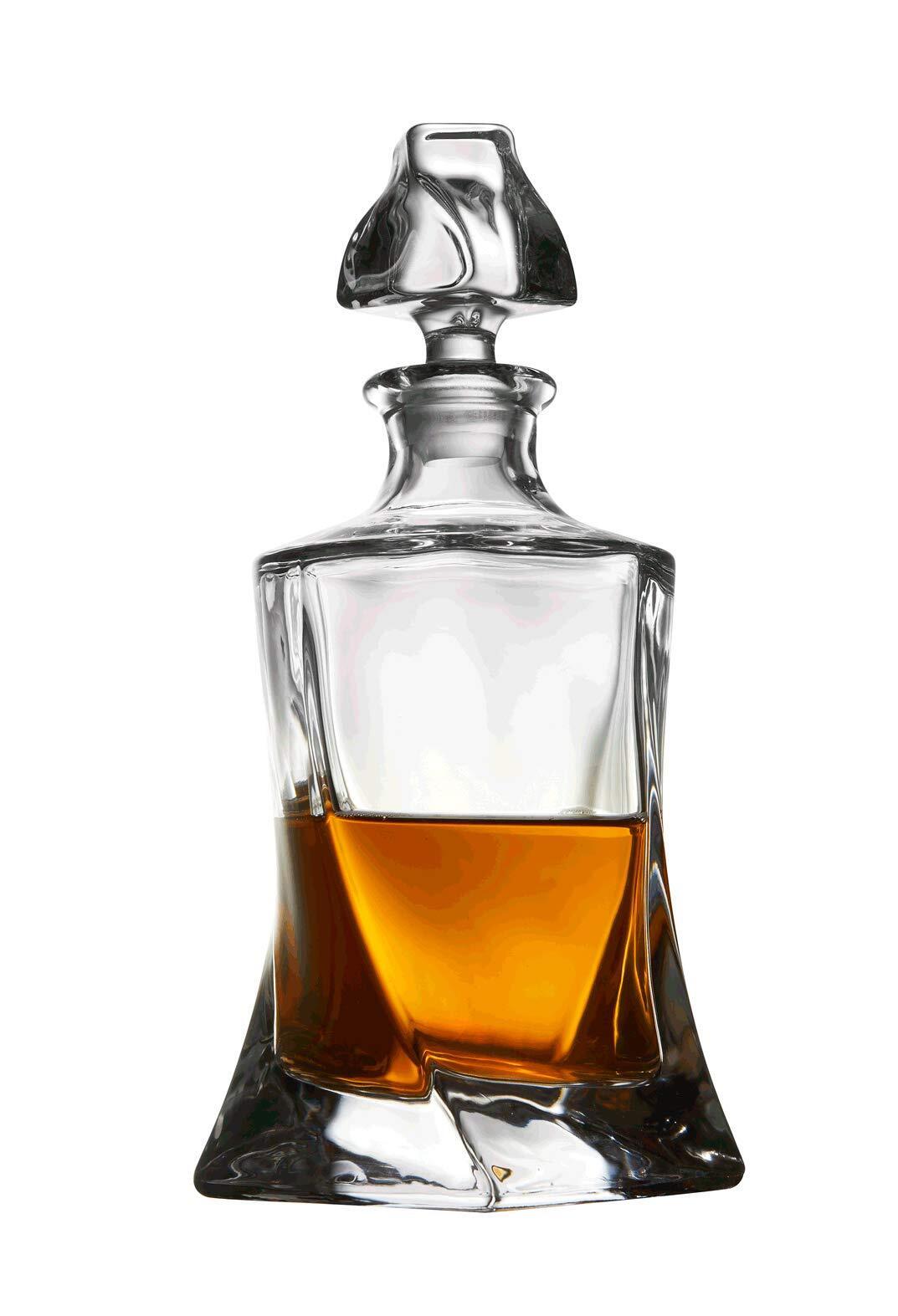 Glass Whisky Decanter with Stopper Lid