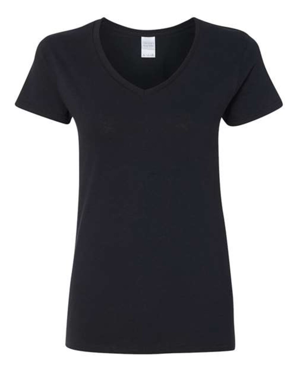 GILDAN® - Heavy Cotton Women’s V-Neck T-Shirt - 5V00L | 5.3 Oz./yd² 100 ...