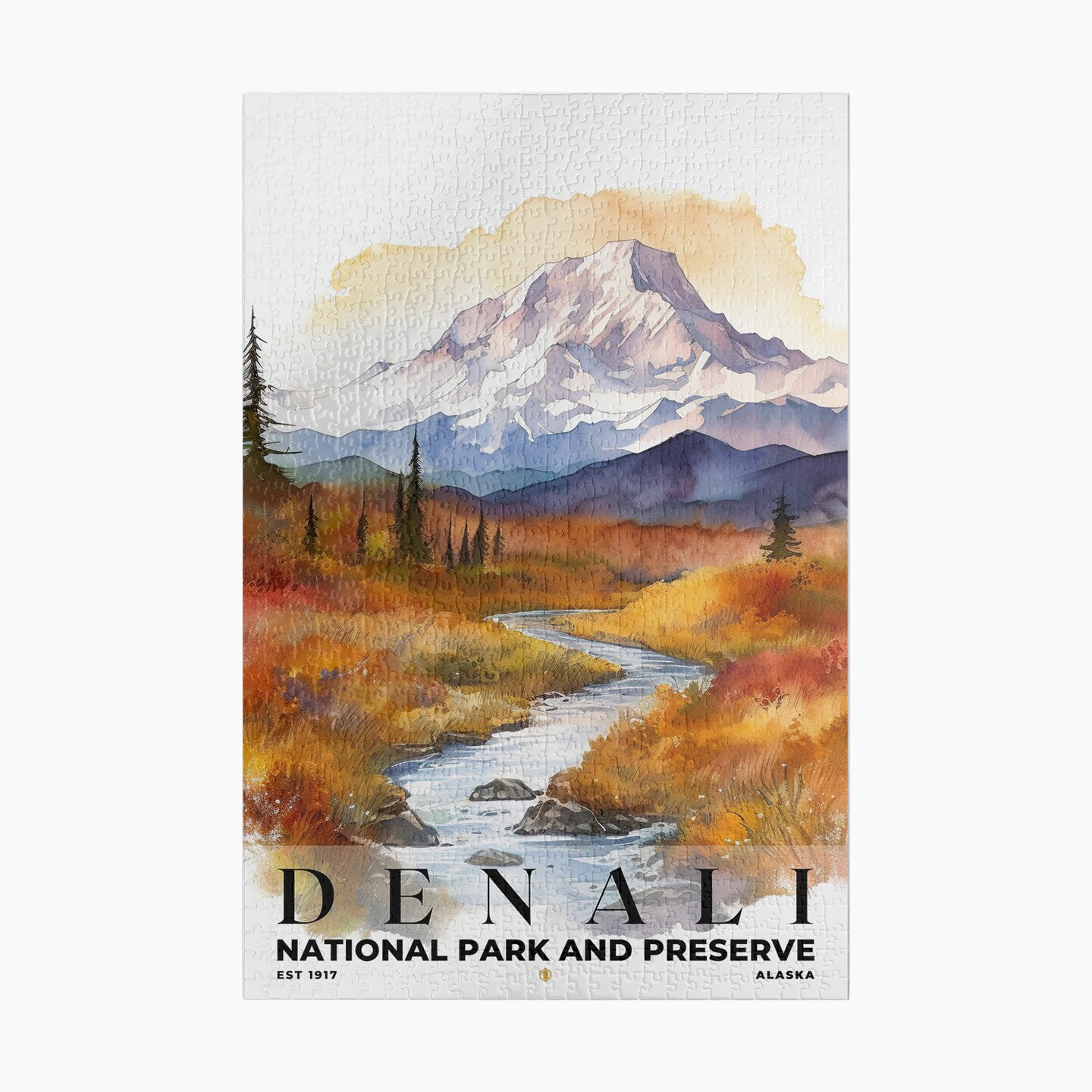 Denali National Park and Preserve Jigsaw Puzzle, Family Game, Holiday