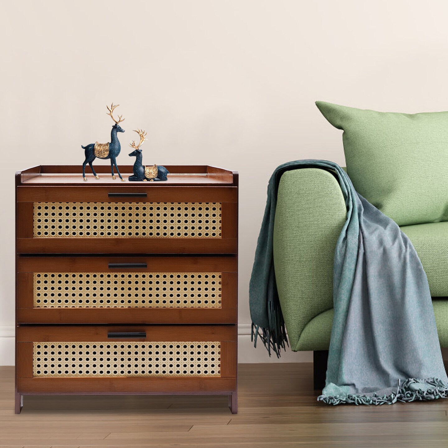 Kitcheniva 3 Drawers Wooden Storage Shelf Stand Michaels