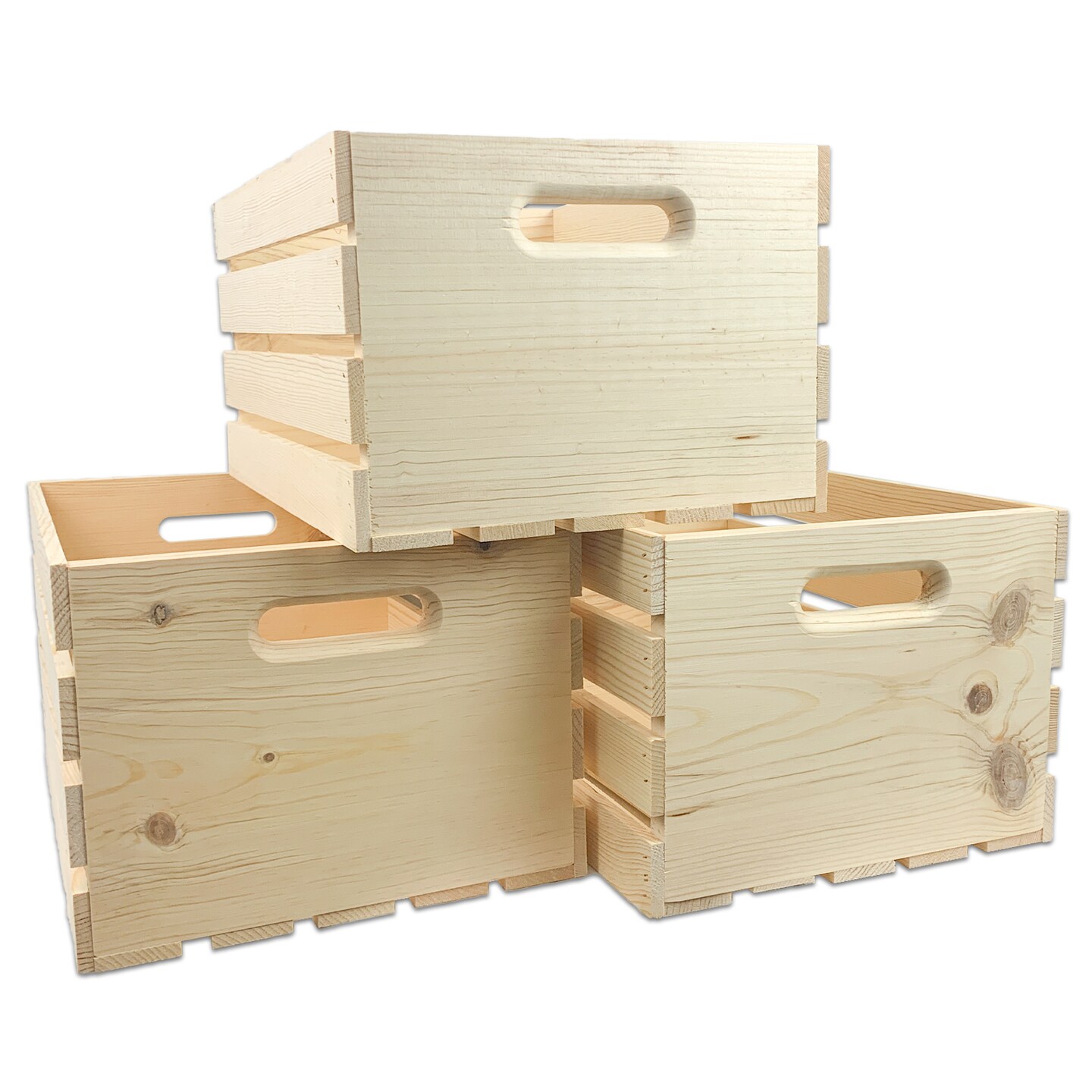 Wilson Large Pine Wood Crate
