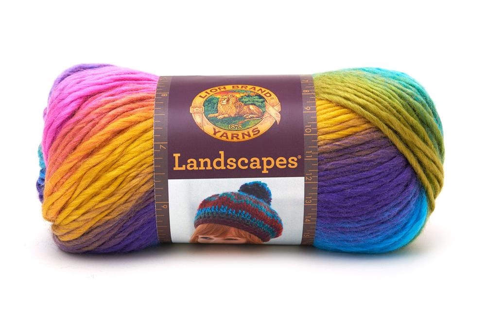 Lion Brand Yarn - Landscapes - 6 Pack Matching Dye Lot (Boardwalk)