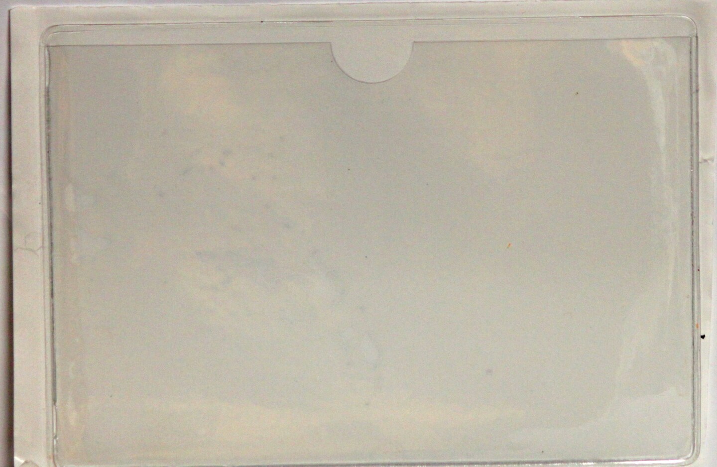 Adhesive 6.25 x 4.25 Clear Vinyl Photo Pocket