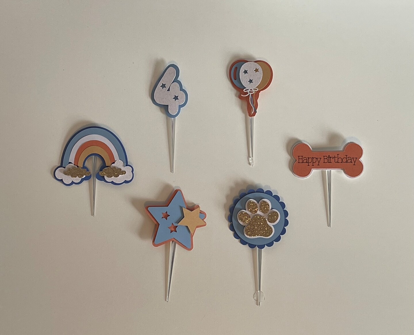 Custom Bluey Inspired Cupcake Toppers, Bluey Birthday, Bluey Party