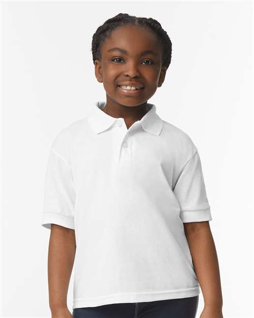 Gildan - DryBlend Youth Jersey Polo, 6 oz./yd² (US) , 50/50 cotton/polyester  Shirt, Youth Jersey Polo T-shirt - Unrivaled Comfort, Timeless Design, and  Unbeatable Cool Factor