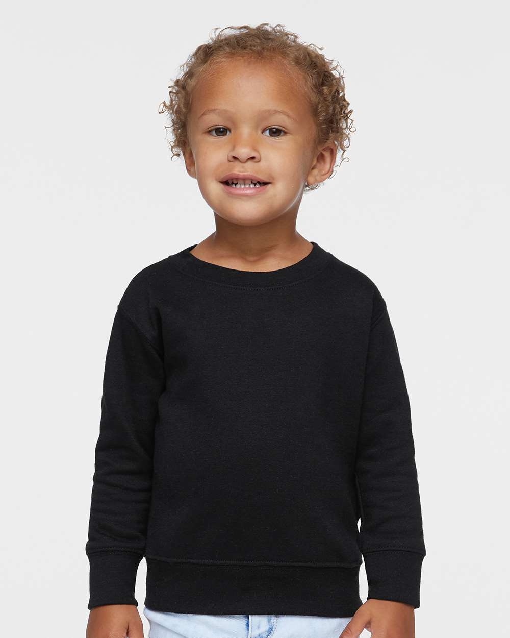 Rabbit Skins® Toddler Fleece Long Sleeve Crewneck Sweatshirt - 3317