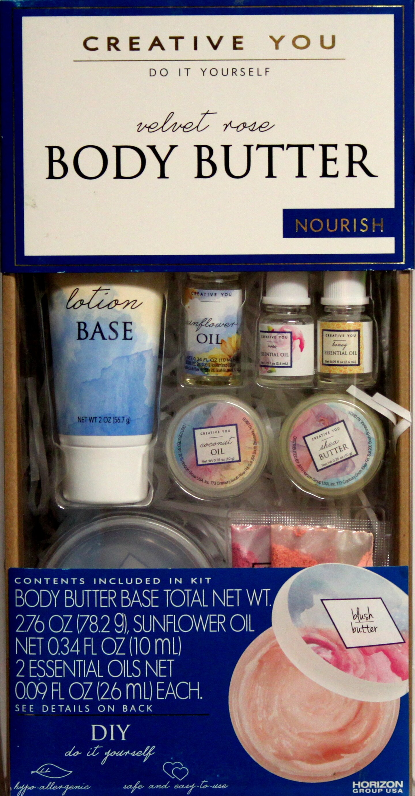 Creative You Do It Yourself Velvet Rose Body Butter Making Kit