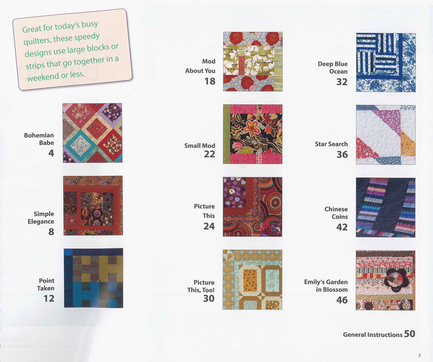 Leisure Arts Big Block Quilts Quilting Book