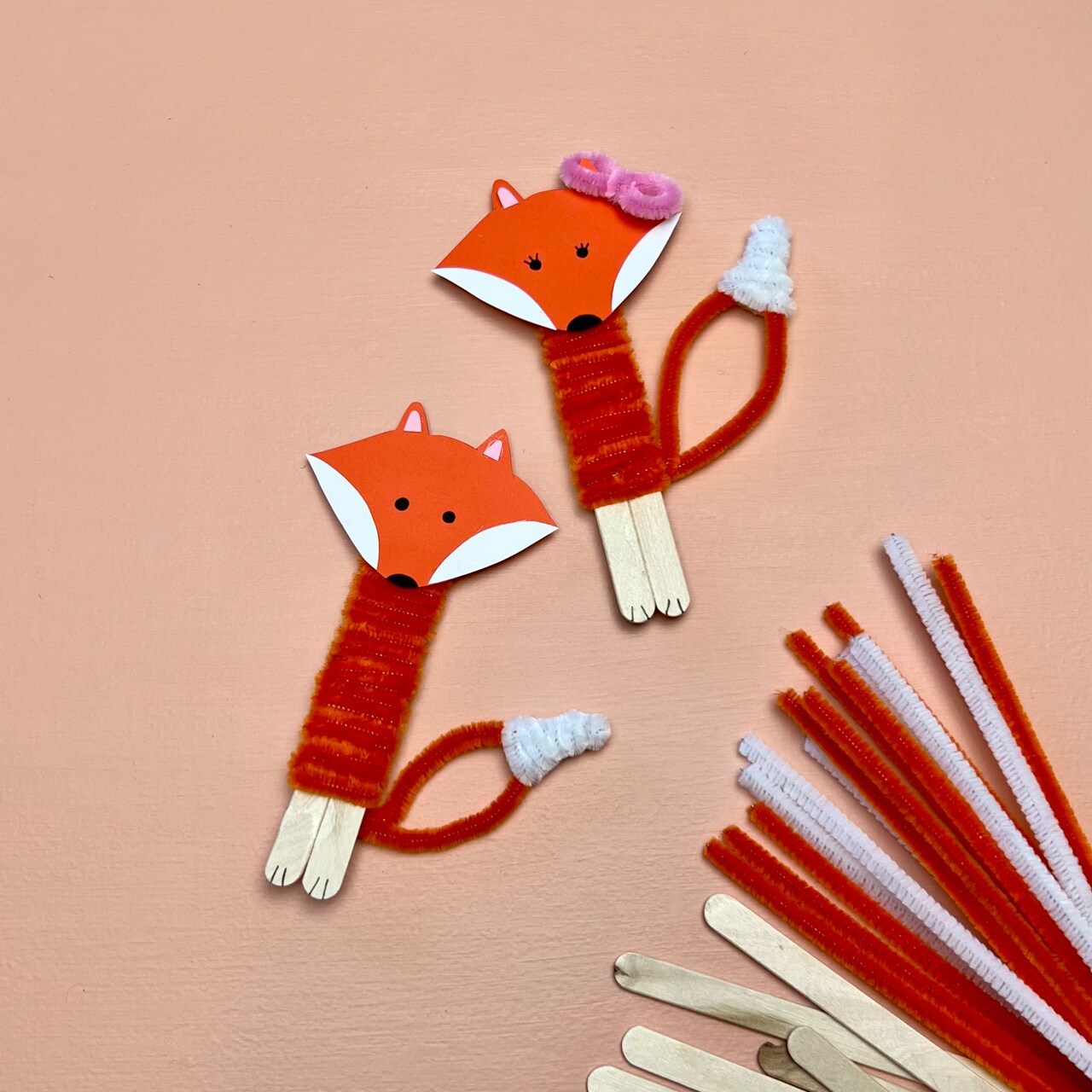 Kids Club: Craft Stick Fox