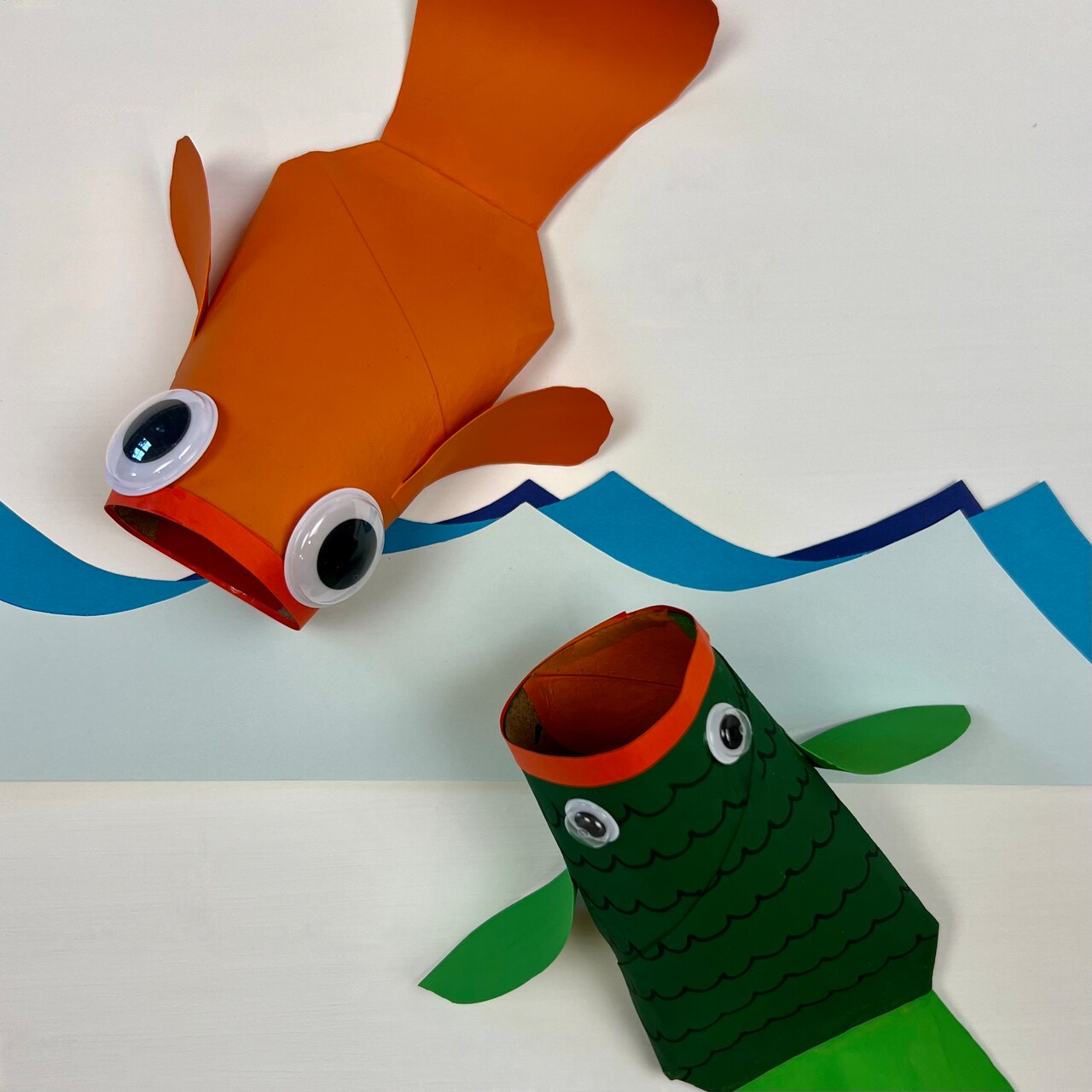 Kids Club: Recycled Paper Roll Fish