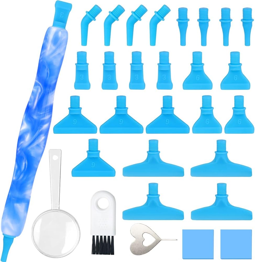 5D Diamond Painting Drill Pen, Rhinestone Gem Picker Tool Kit for Adults & Nail Art