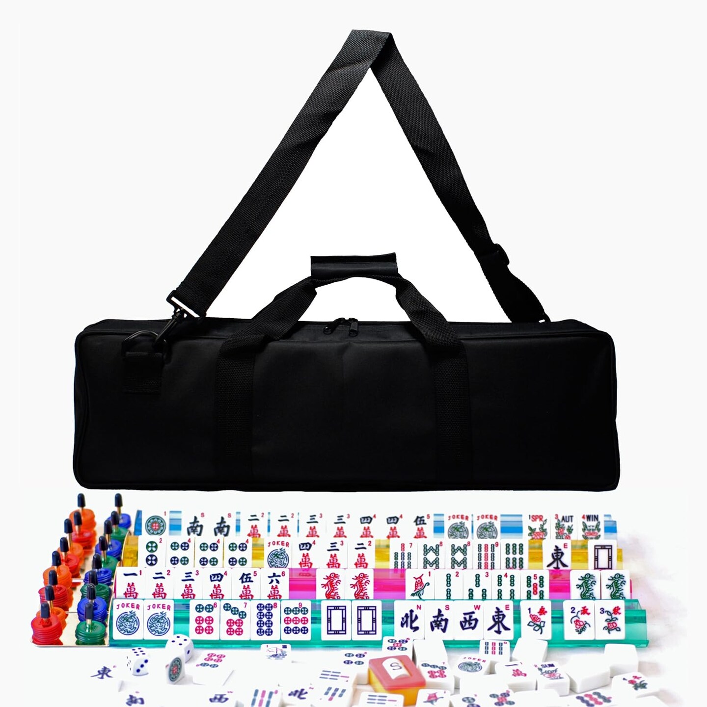 WE Games American Style Mahjong in Carry Case