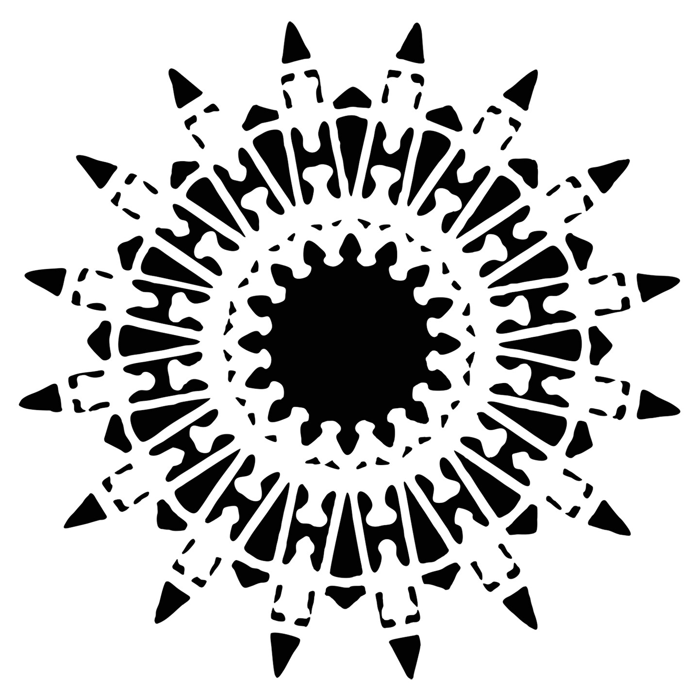 The Crafter&#x27;s Workshop Stencil, 6&#x22; x 6&#x22;, Native Star