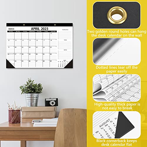 Desk Calendar 2023-2024 18-Months April 2023 to September 2024,2023 Desk Calendar 17&#x27;&#x27;X 12&#x27;&#x27;,Wall Calendar 2023 Monthly Perfect for Home, School or Office.