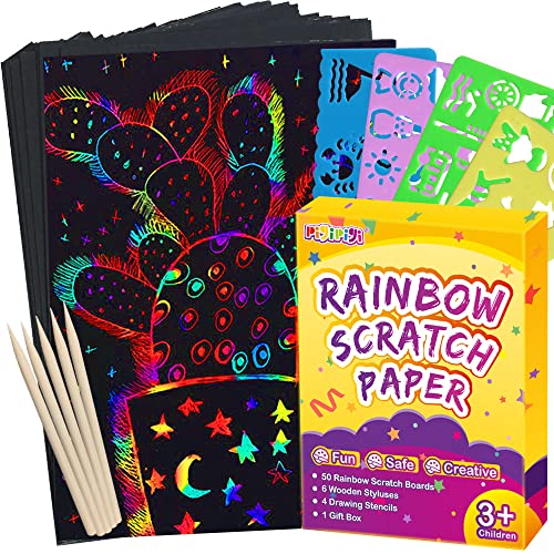 Scratch Art For Kids Rainbow Scratch Paper Children's Drawing Kids