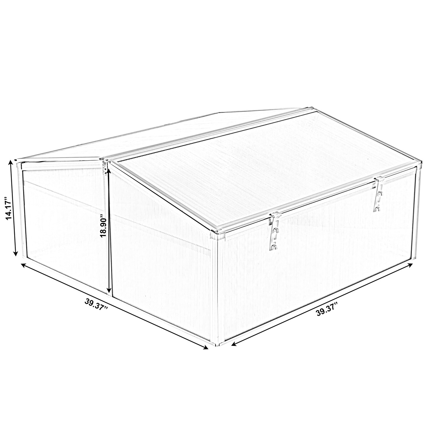Mini Greenhouse Flower Box, Plant Protector Garden Pot