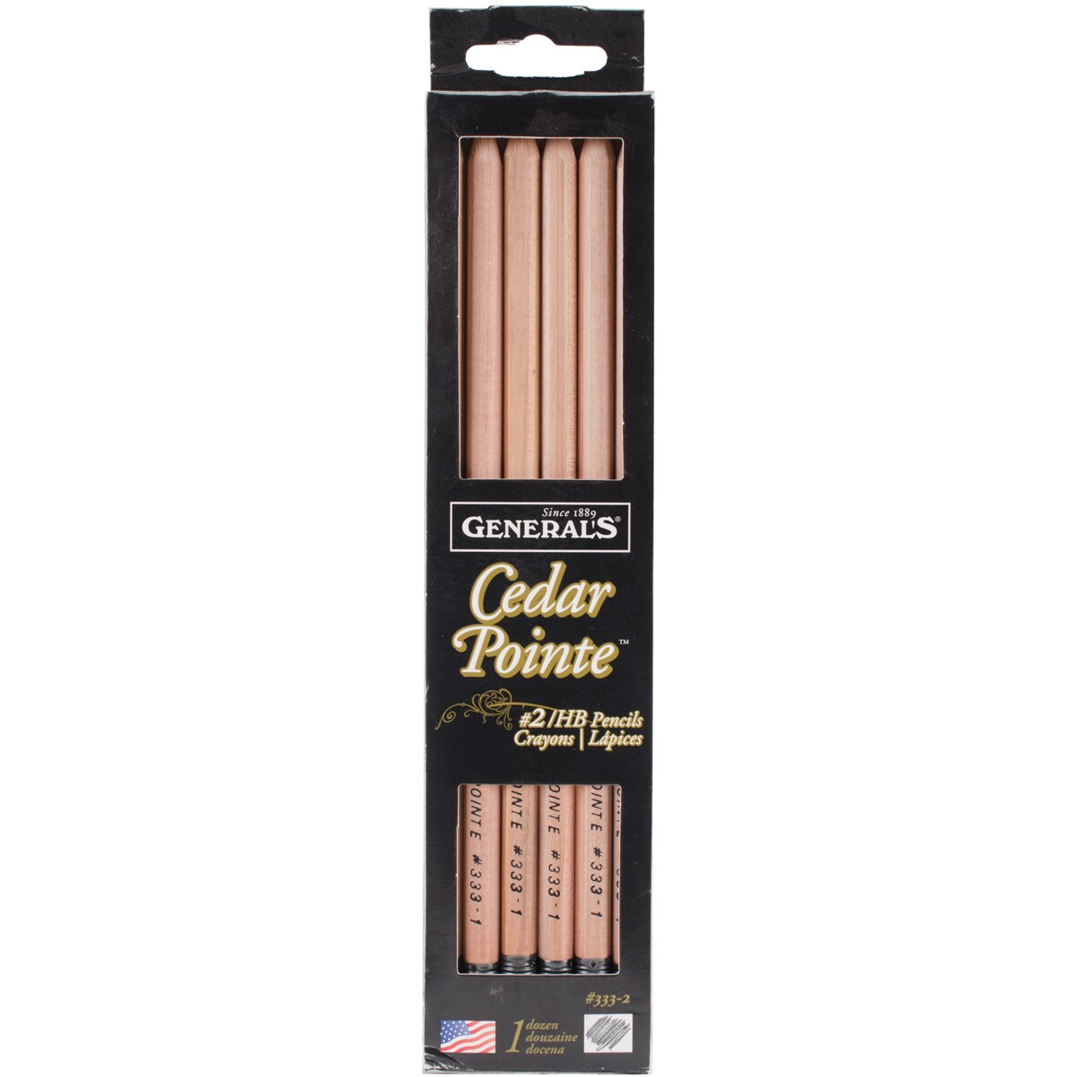 General Pencil Cedar Pointe #1 Pencils 12/Pkg-Extra Soft