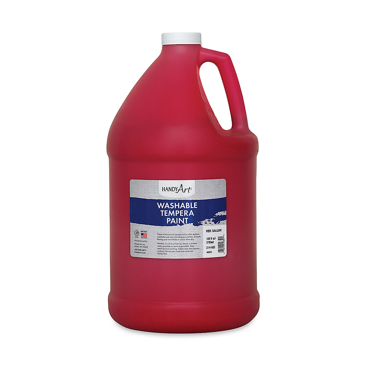 Handy Art Washable Paint Red, 128 oz Michaels