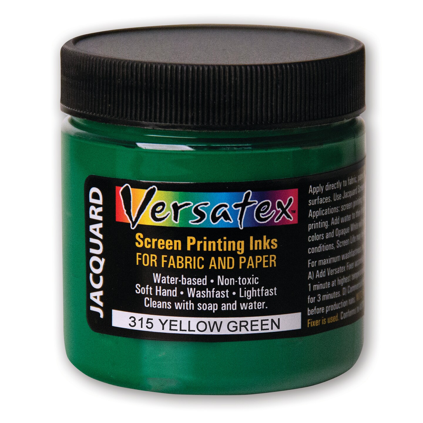 Jacquard Versatex Screen Printing Ink, 4 Oz., Yellow Green