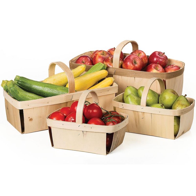 Roof Basket Works Inc Harvest Basket Set Pack of 4 Different Sizes