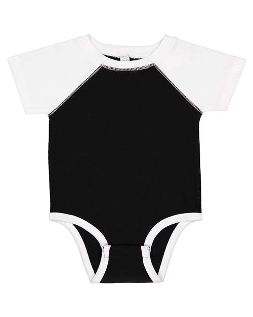 Rabbit Skins&#xAE; Stylish Infant Baseball Jersey Bodysuit
