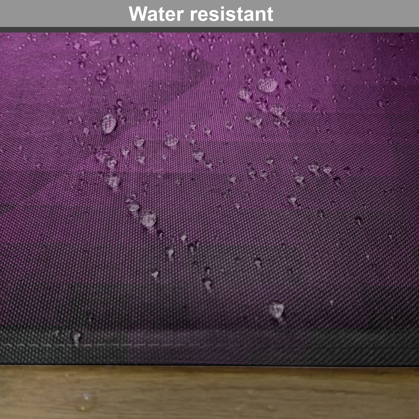 Ambesonne Eggplant Place Mats Set of 4, Abstract Colored Squares in Faded Color Scheme Modern Art Inspired Style Pixelart, Washable Fabric Placemats for Dining Table, Standard Size, Purple