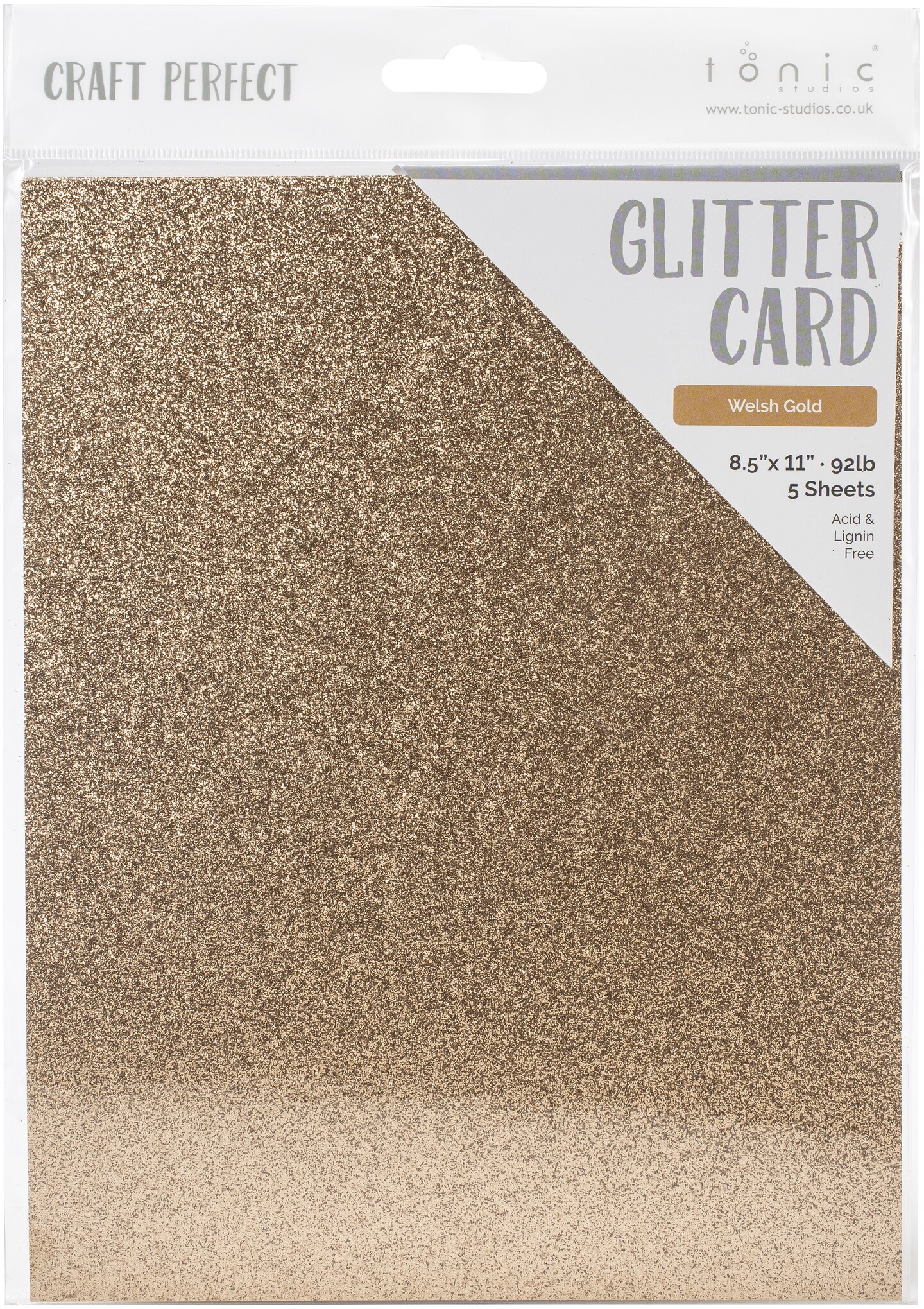 Craft Perfect Glitter Cardstock 8.5&#x22;X11&#x22;