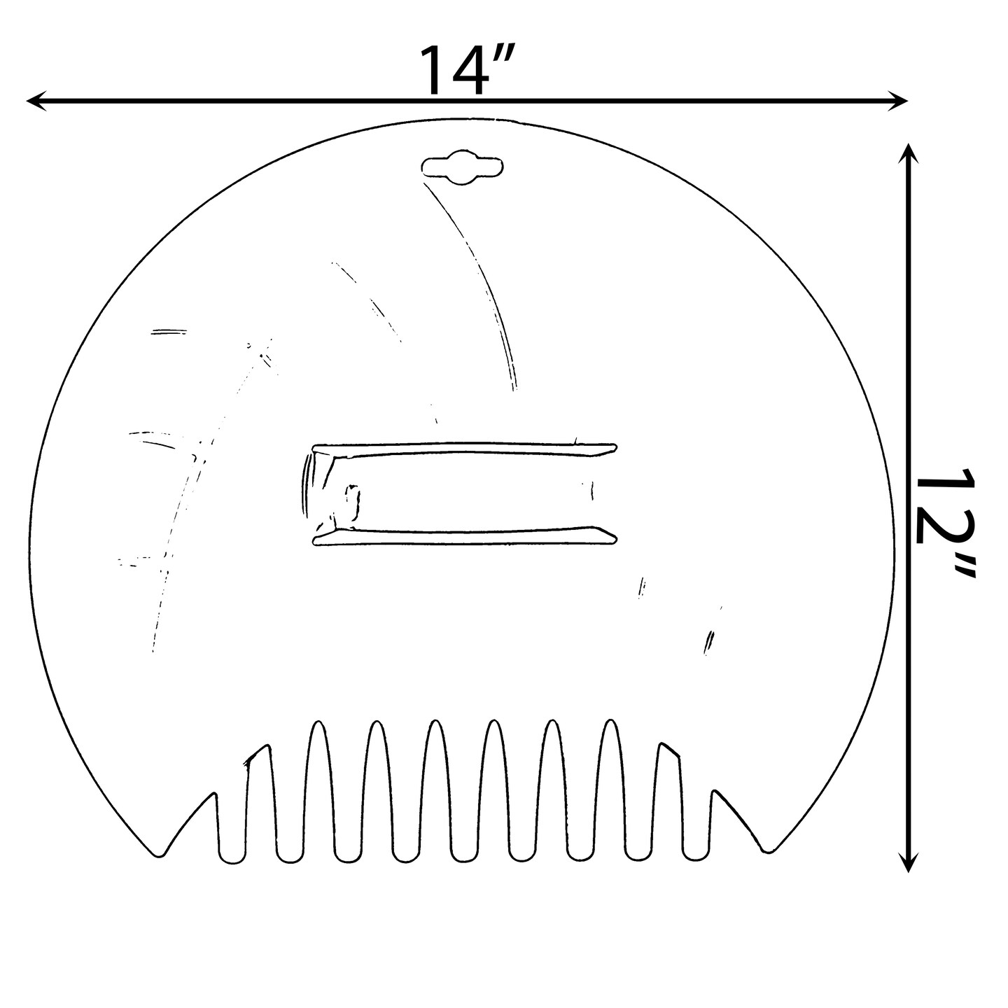 Decorative Pair of Leaf Scoops, Hand Rakes for Lawn and Garden Cleanup