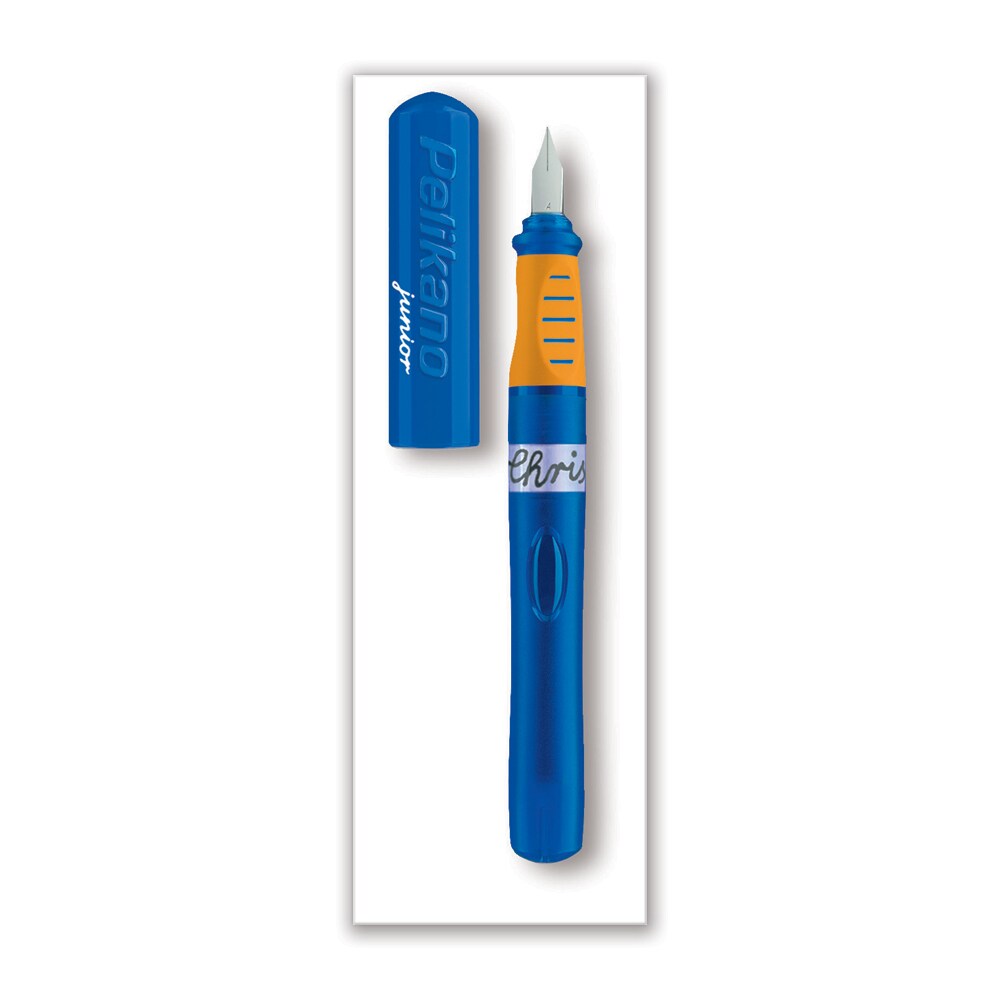 Pelikano Junior Pen &#x26; Refills - Blue