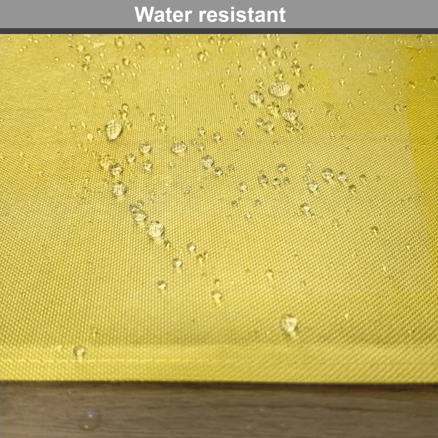 Ambesonne Grey and Yellow Place Mats Set of 4, Grunge Street Style Painting Brush Print Ombre Design Illustration, Washable Fabric Placemats for Dining Table, Standard Size, Dimgray Yellow