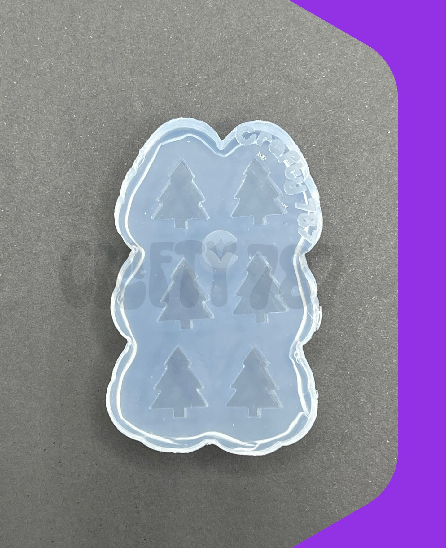 Mini Christmas Tree Stud Earring Silicone Mold (A14)