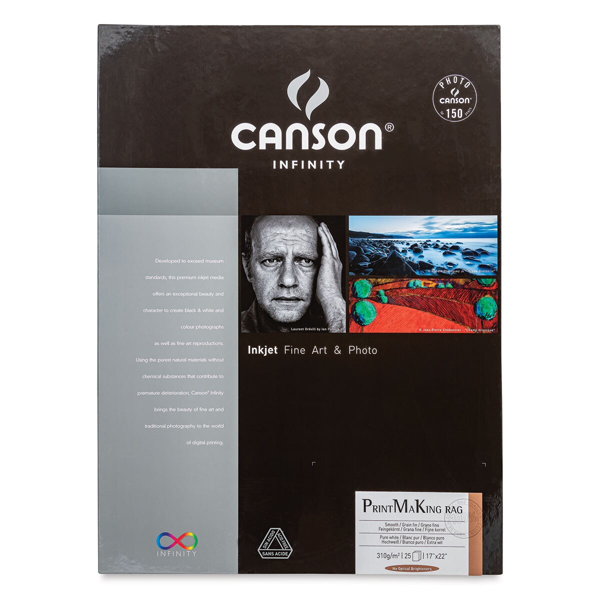 Canson Infinity PrintMaKing Rag Paper - 17&#x22; x 22&#x22;, Pkg of 25