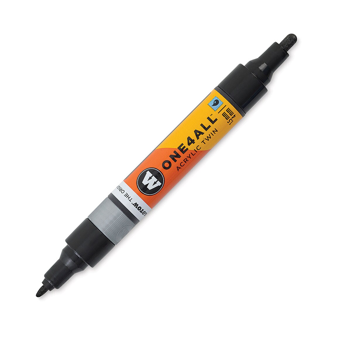 Molotow One4All Acrylic Twin Marker - Metallic Black