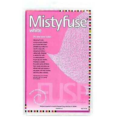 White Mistyfuse Sheer Quilting Fusible  20x90 Inch Michaels